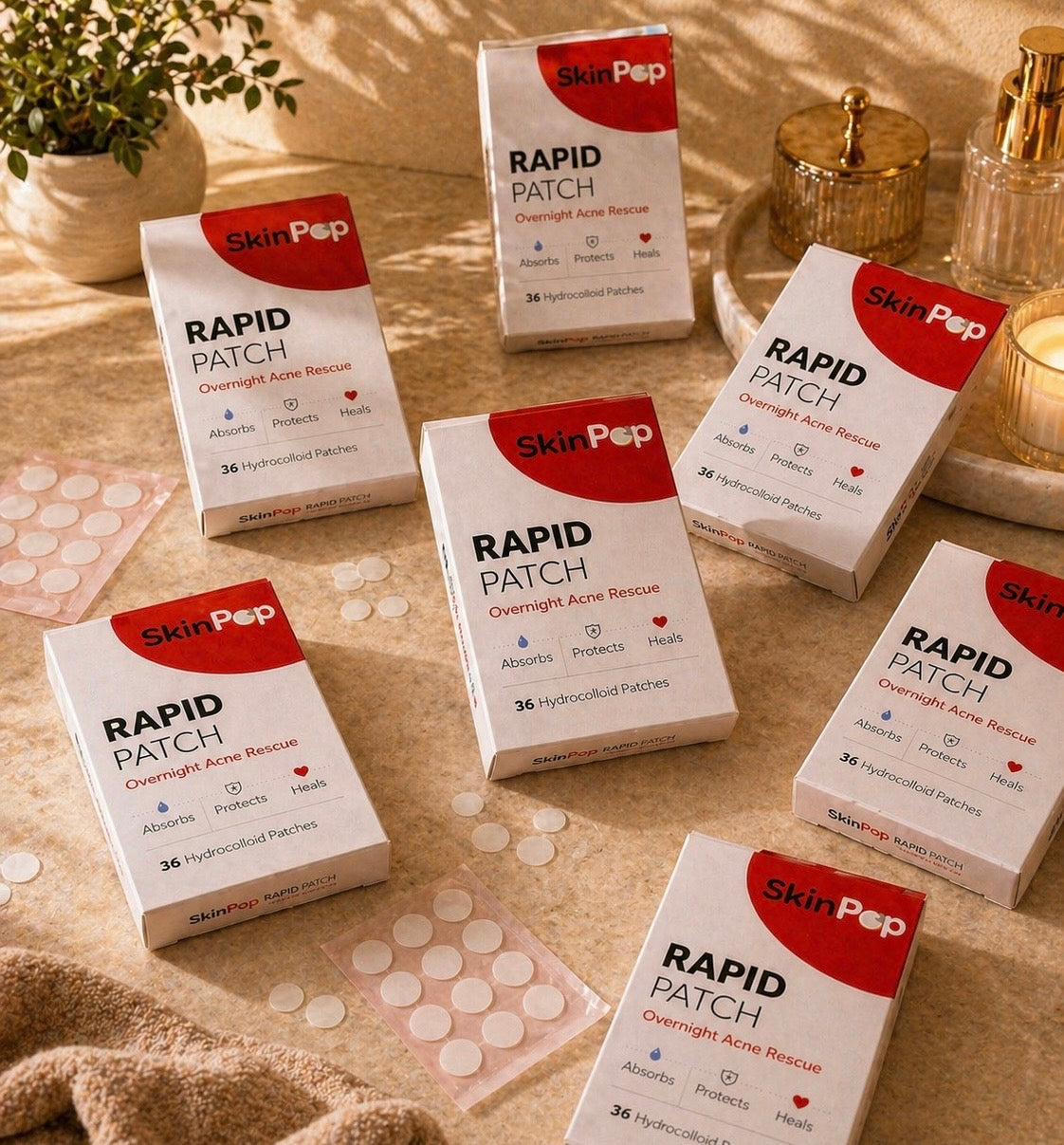 Rapid Patch | 36 Invisible Hydrocolloid Pimple Patches