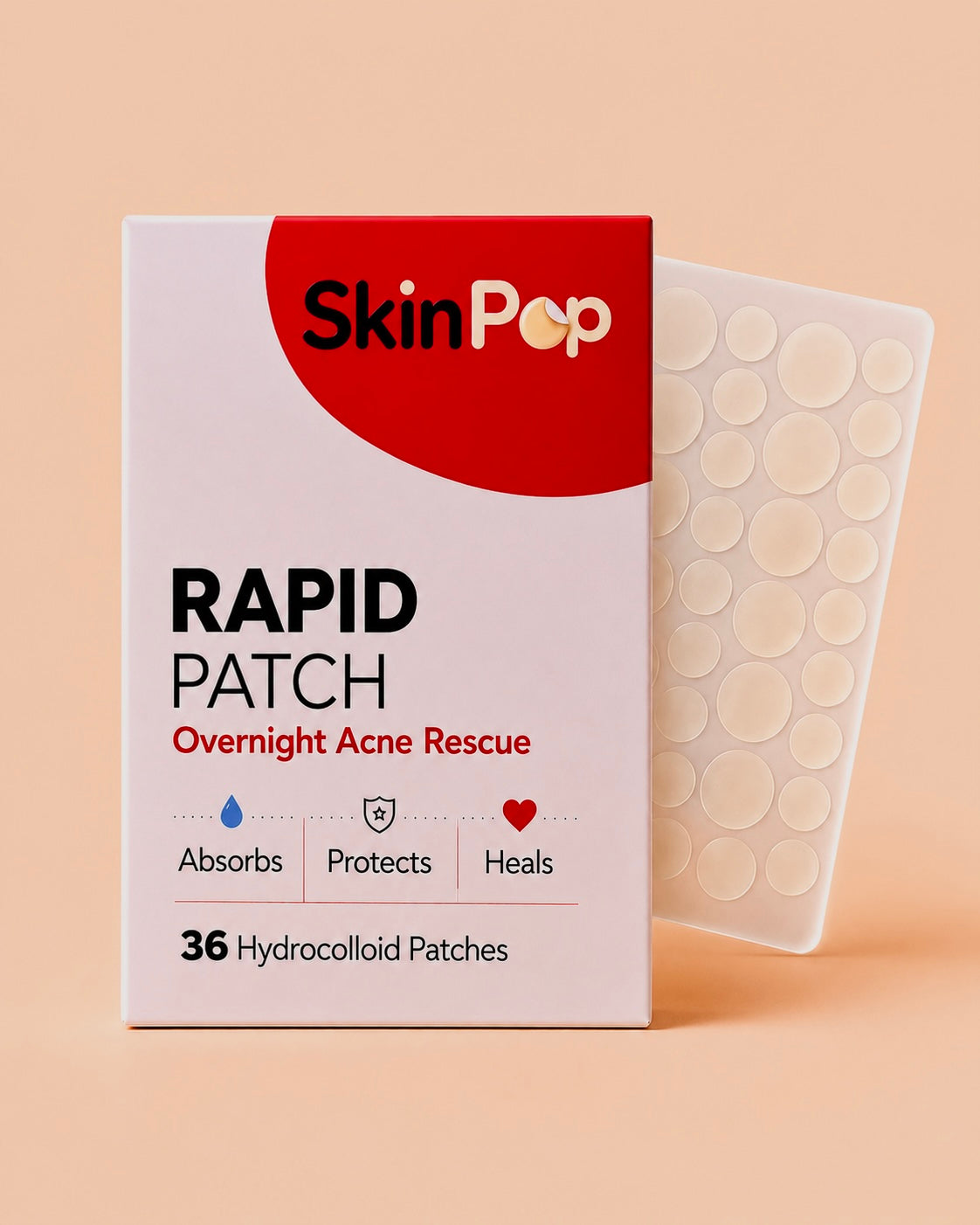 Rapid Patch | 36 Invisible Hydrocolloid Pimple Patches